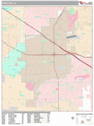 Buena Park Digital Map Premium Style